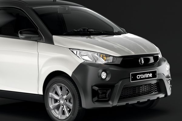 Coches  Sin Carnet Crossline EVO Blanco 3/4