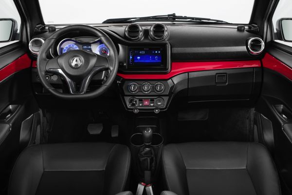 Coches  Sin Carnet Interior rojo